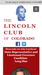 Mobile Screenshot of lincolnclubofcolorado.org